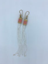 Load image into Gallery viewer, Pink, Gold, & White Woven Fishtail Braids