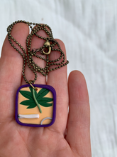 Load image into Gallery viewer, polymer clay and brass 420 unisex necklaces