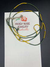 Load image into Gallery viewer, beaded waist chain with turquoise charms