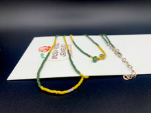 Load image into Gallery viewer, beaded waist chain with turquoise charms