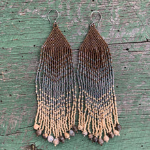 Load image into Gallery viewer, tears of job beaded earrings