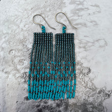 Load image into Gallery viewer, earth & sky beaded earrings
