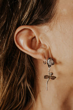 Load image into Gallery viewer, arkansas crystal dragonfly earrings