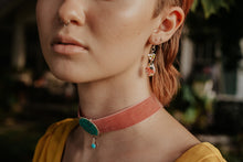 Load image into Gallery viewer, dainty floral polymer clay earrings
