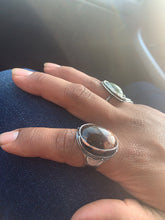 Load image into Gallery viewer, men's cigar band style ring with biggs jasper