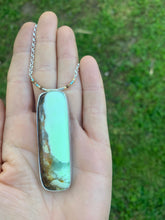 Load image into Gallery viewer, lemon chrysoprase open-backed pendant 420 collection