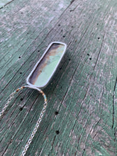 Load image into Gallery viewer, lemon chrysoprase open-backed pendant 420 collection