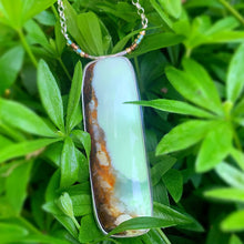 Load image into Gallery viewer, lemon chrysoprase open-backed pendant 420 collection
