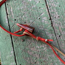Load image into Gallery viewer, elk antler, silver, leather, deerskin, and horn long necklace