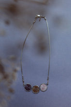 Load image into Gallery viewer, beaded circle triple tiered necklace