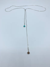 Load image into Gallery viewer, silver bolo slide necklace