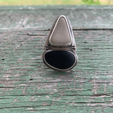 Load image into Gallery viewer, black and white statement ring