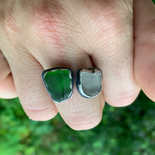 Load image into Gallery viewer, lake glass adjustable ring