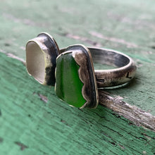 Load image into Gallery viewer, lake glass adjustable ring