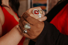 Load image into Gallery viewer, chrysoprase men's ring