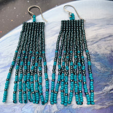 Load image into Gallery viewer, earth &amp; sky beaded earrings
