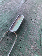 Load image into Gallery viewer, lemon chrysoprase open-backed pendant 420 collection
