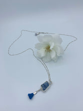 Load image into Gallery viewer, james river pottery long tassel necklace
