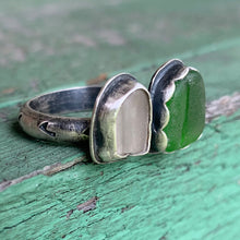 Load image into Gallery viewer, lake glass adjustable ring
