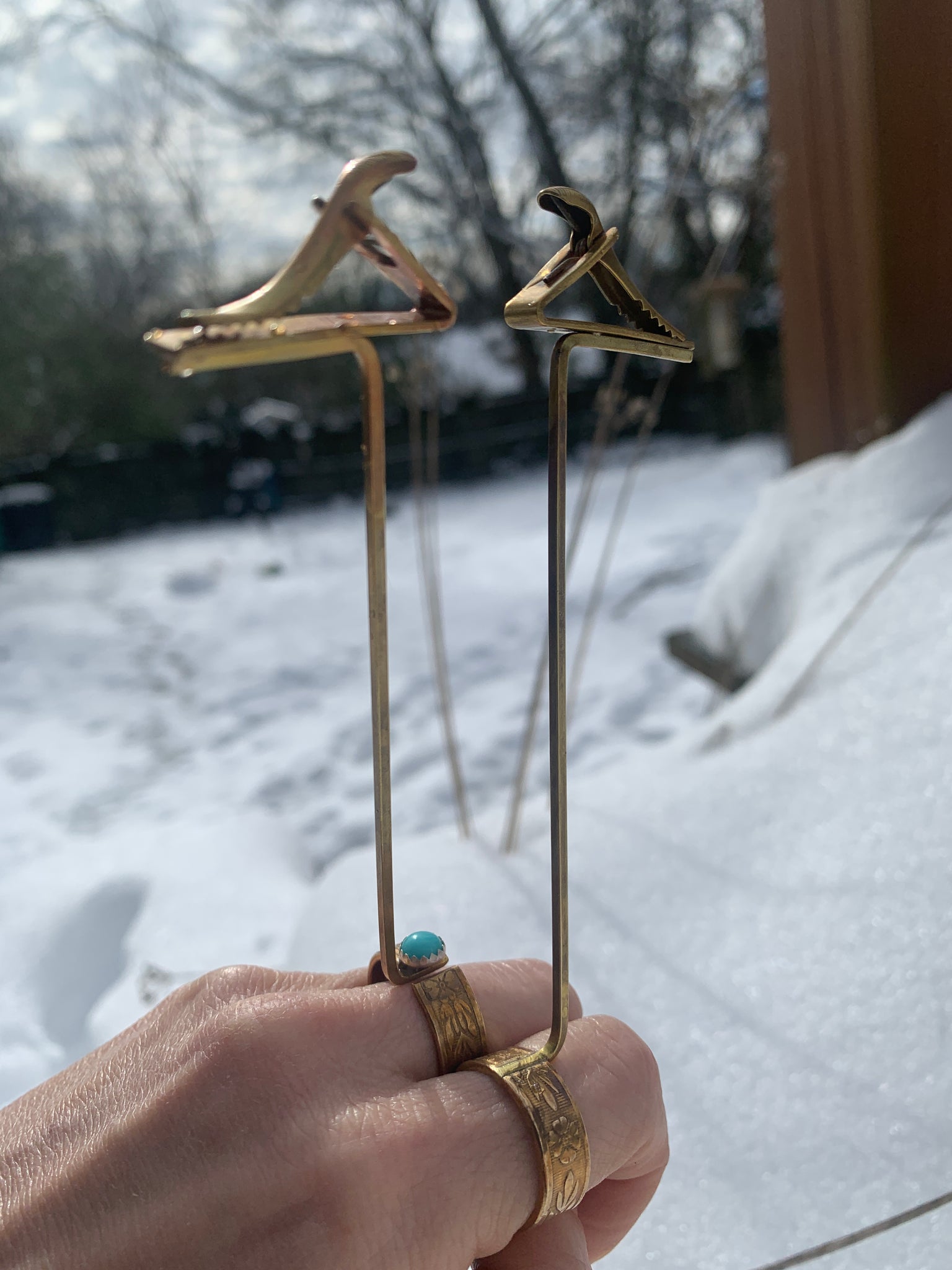 roach clip brass ring – Molly Rose Jewelry Nashville